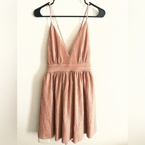 Trixxi-rose gold dress (size 15)